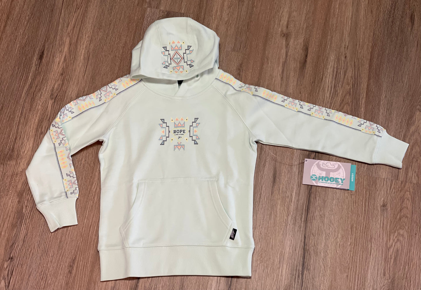 Hooey “Rope Like A Girl” Youth Mint Sweater