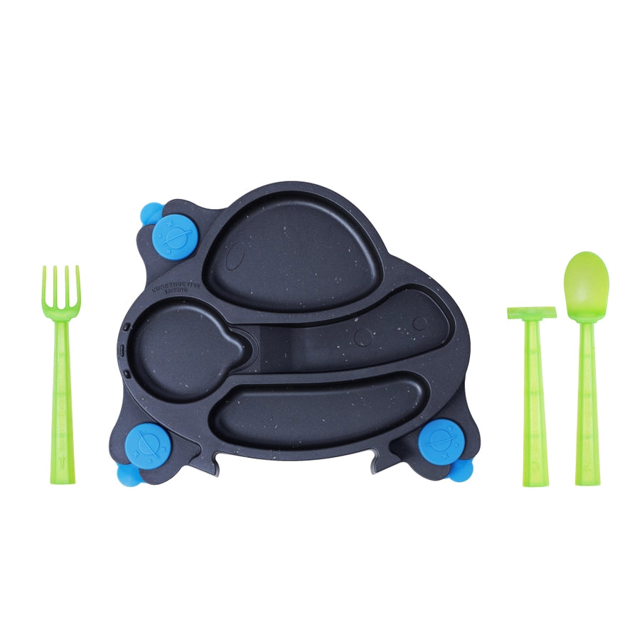 Baby UFO Suction Plate and Training Utensils