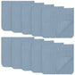 Muslin Burp Cloths by Comfy Cubs: Pack of 10 / Pacific Blue