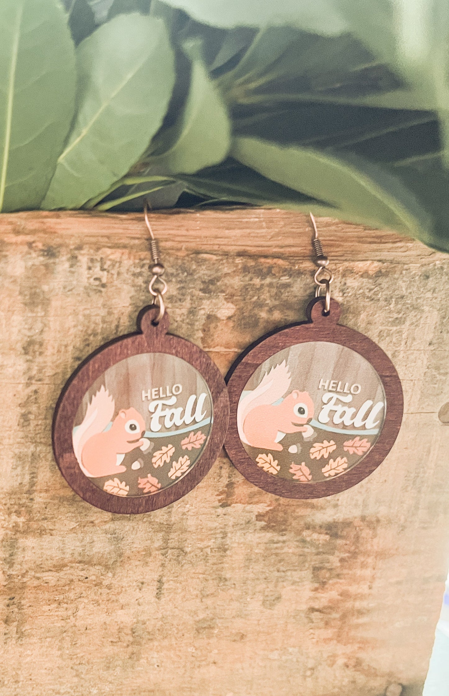 Adorable Fall Squirrel Earrings