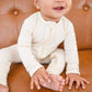 Zipper Romper - Cream: 3-6 Months