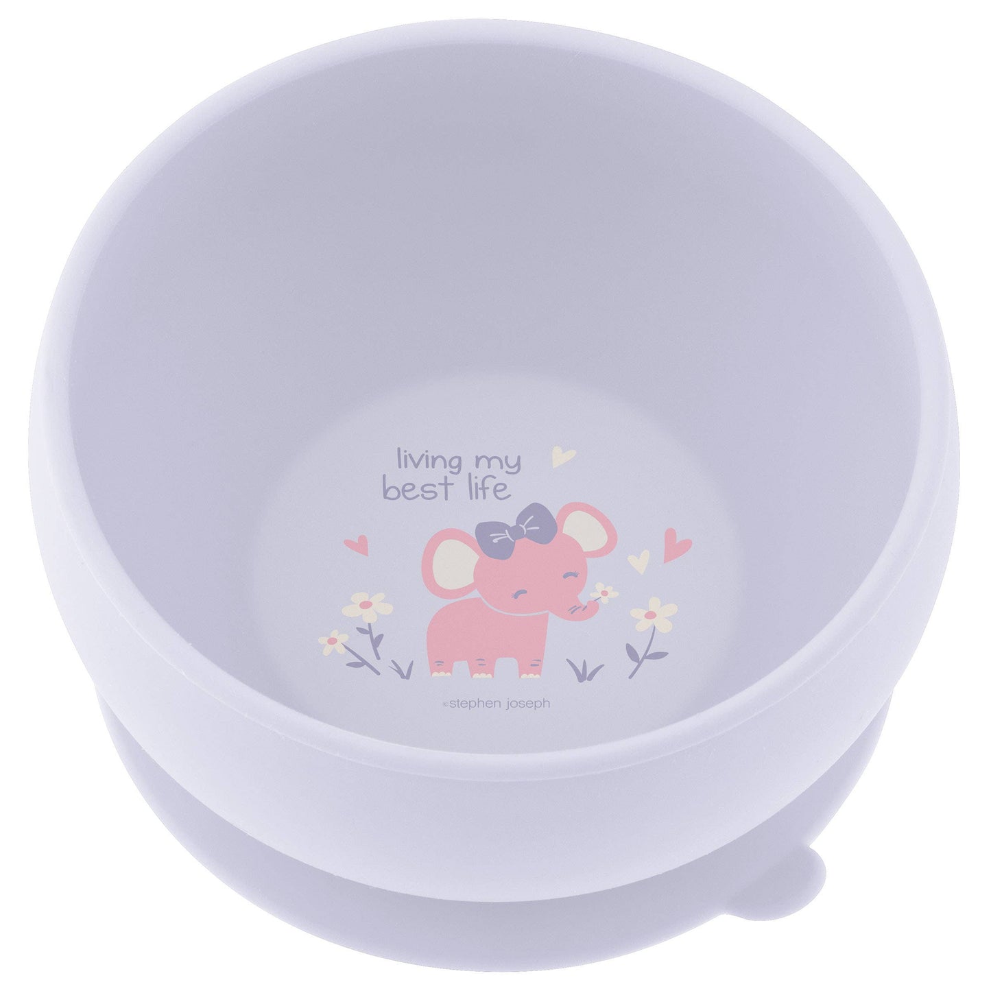 Suction Cup Silicone Bowl: Unicorn