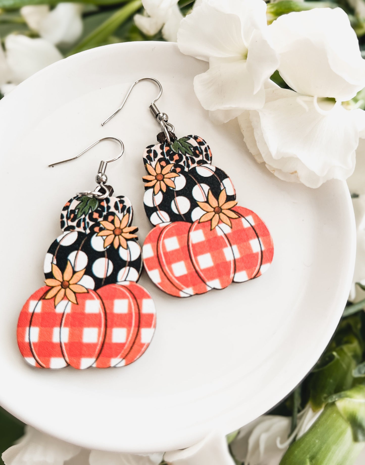 Adorable Fall Pumpkin Earrings