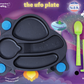 Baby UFO Suction Plate and Training Utensils