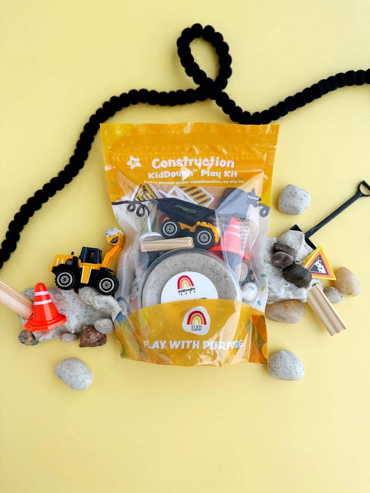 PREORDER - Construction (Cookies & Cream) KidDough Play Kit