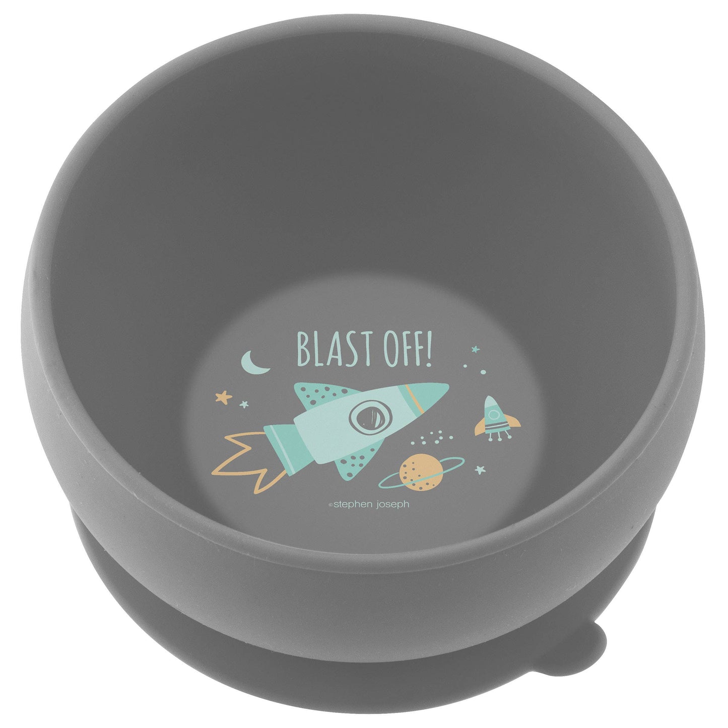 Suction Cup Silicone Bowl: Unicorn