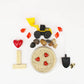 Valentines "I Dig You" Construction Sensory Play Dough Kit