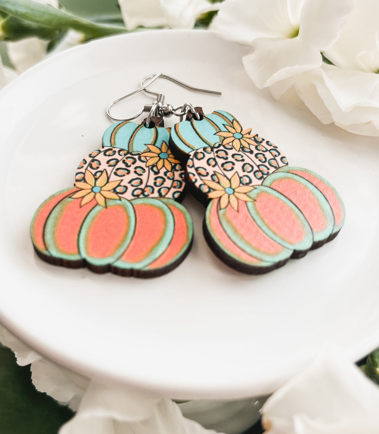 Adorable Fall Pumpkin Earrings