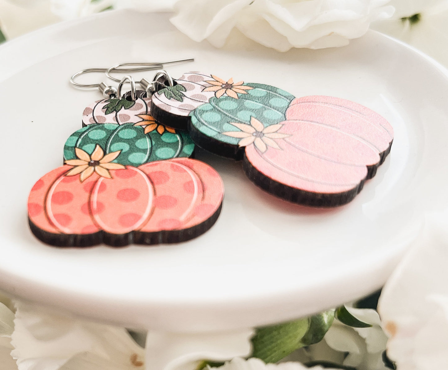 Adorable Fall Pumpkin Earrings