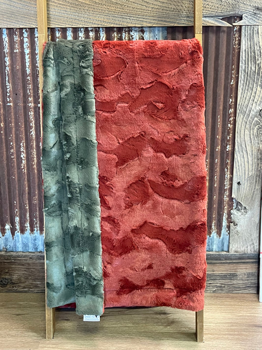 Chive Hide / Spice Hide Travel Blanket