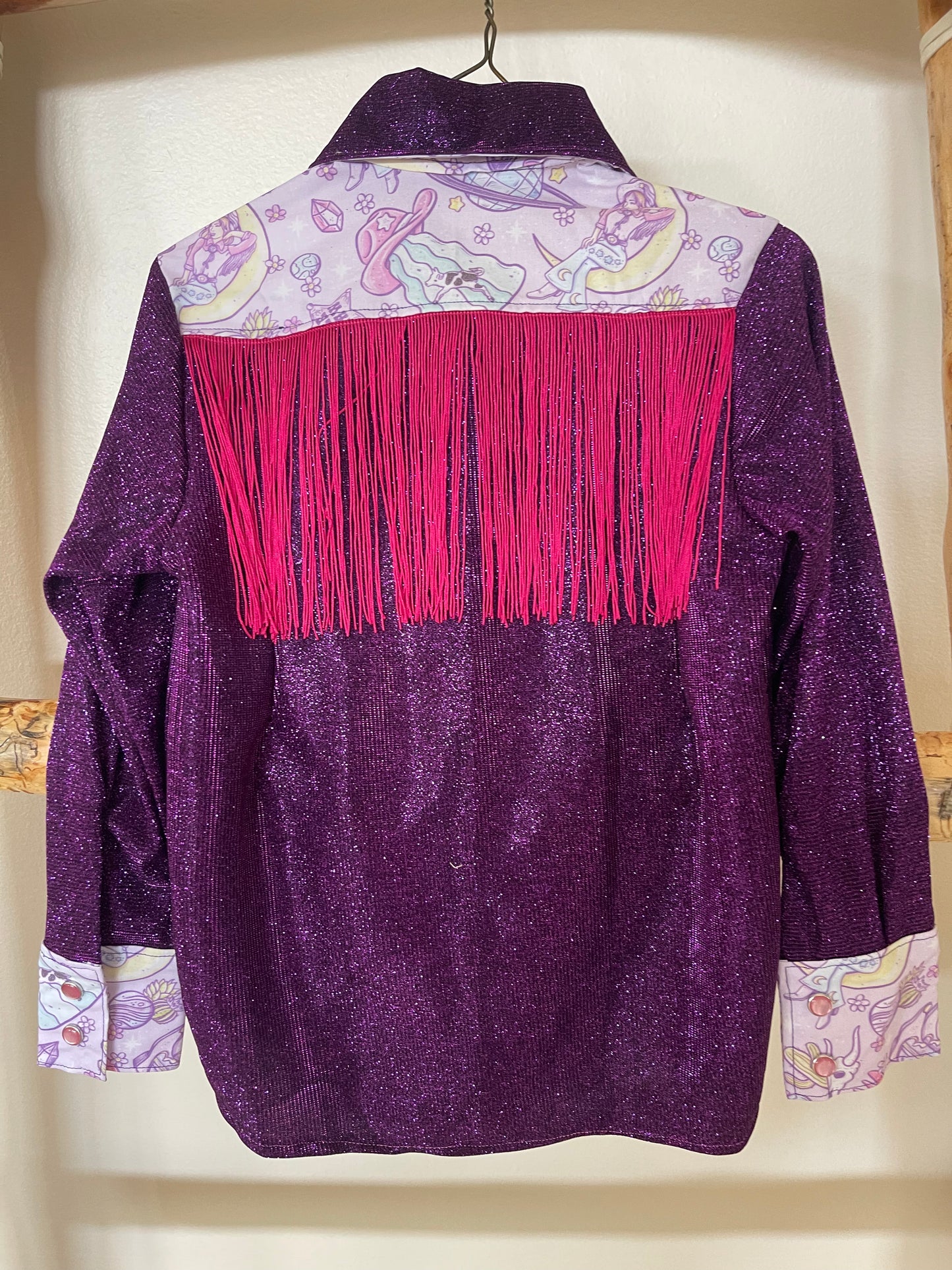 Space Cowgirl Glitz Long Sleeve Shirt Size 4T