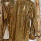 Gold Glitz N Glam Long Sleeve Shirt Size 12