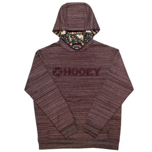 Hooey “Lock Up” Mens Burgundy Hoody