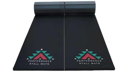 Stall Mat Kit - Black, (2)3x9ft Rolls