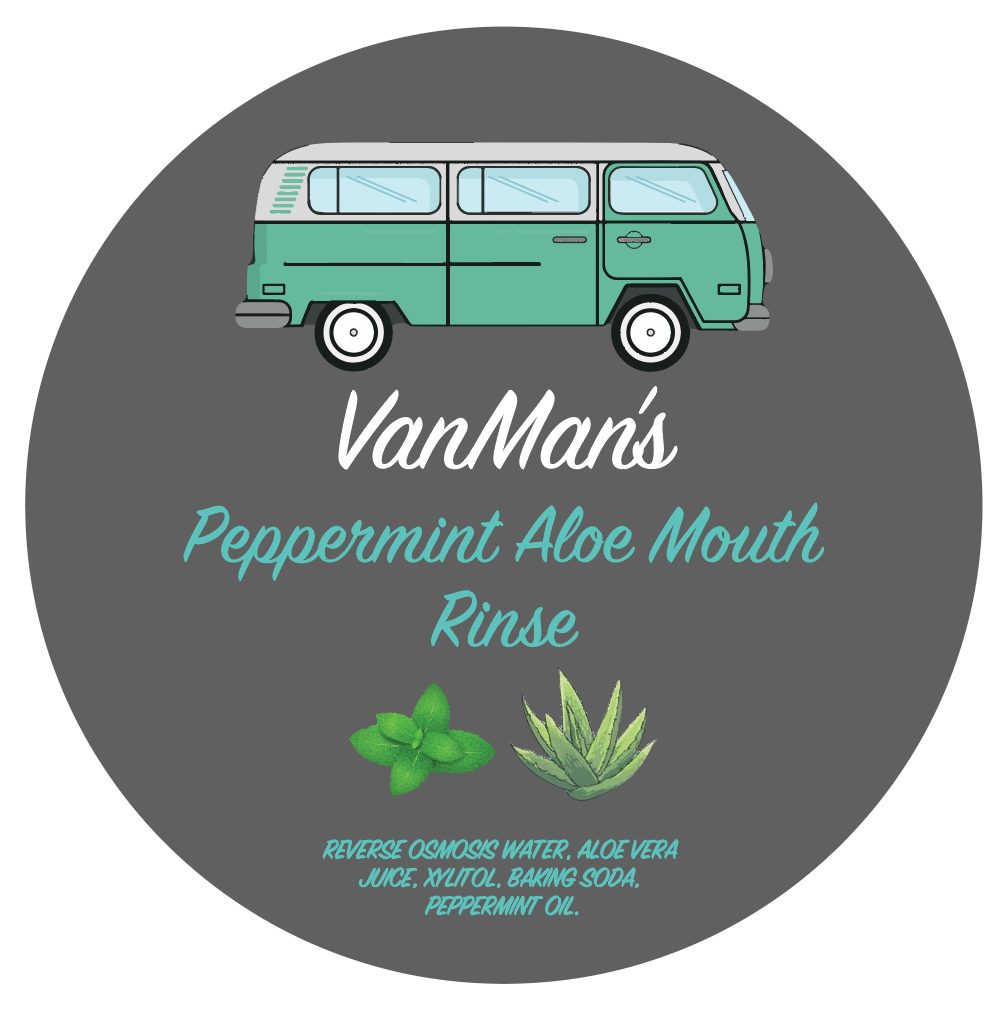 VanMan's Peppermint Aloe Mouth Rinse - 8 oz