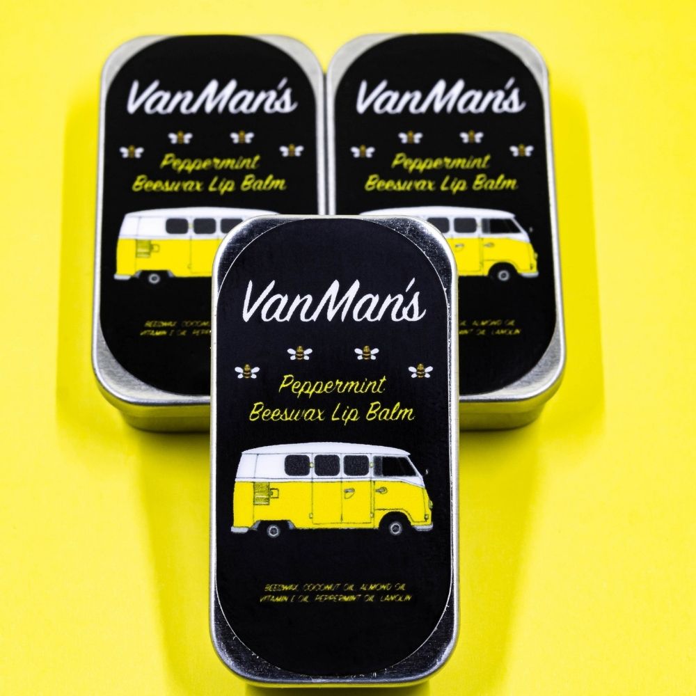 VanMan's Peppermint Beeswax Lip Balm