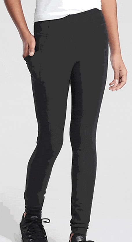 Original Soft Black Thigh Pocket Regular Length & Capri 21" Capri Buttery Soft Leggings Sizes Tween -TC2