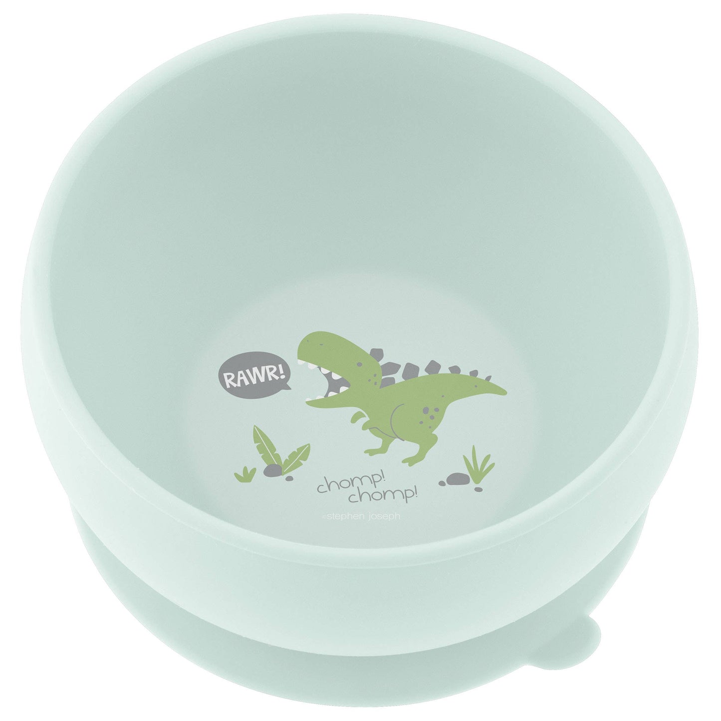 Suction Cup Silicone Bowl: Zoo