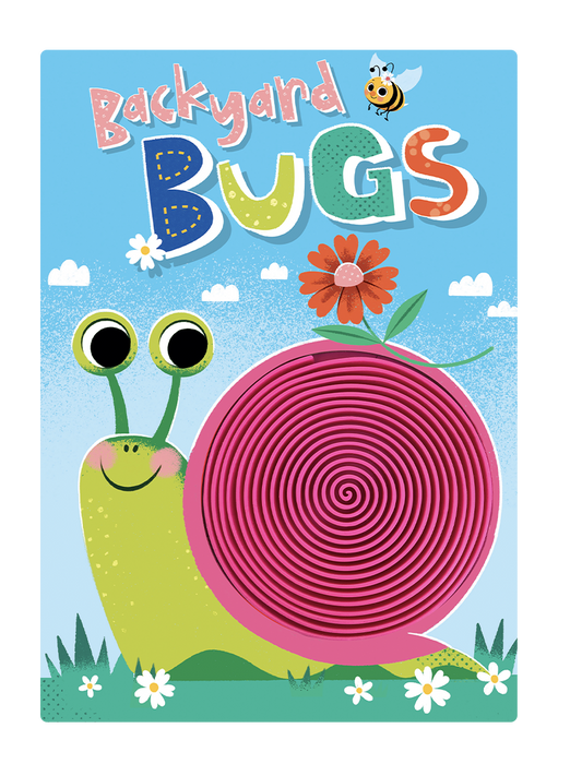 Backyard Bugs - Touch and Feel Board Book - Sensory Board Book