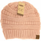 Classic Fuzzy Lined CC Beanie HAT25: Black