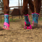 Wild Ride Mint Zebra Sport Boots