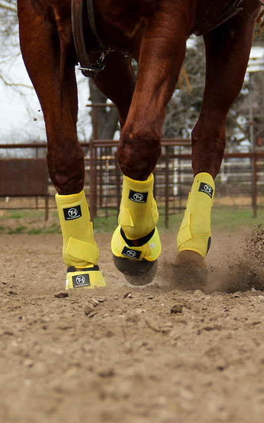 Solid Yellow Sport Boots