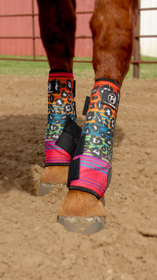 Snow Leopard Serape Sport Boots