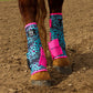 Wild Ride Mint Zebra Sport Boots