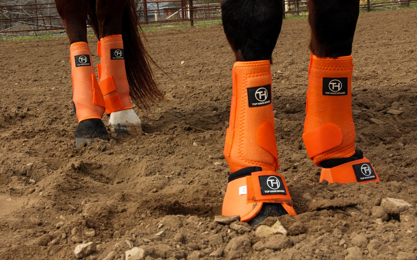 Solid Orange Sport Boots