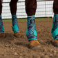 Wild Ride Mint Zebra Sport Boots