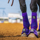 Solid Purple Bell Boots