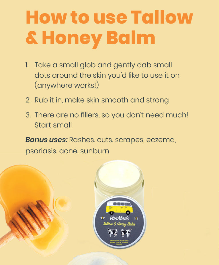 VanMan's Tallow & Honey Balm - Classic