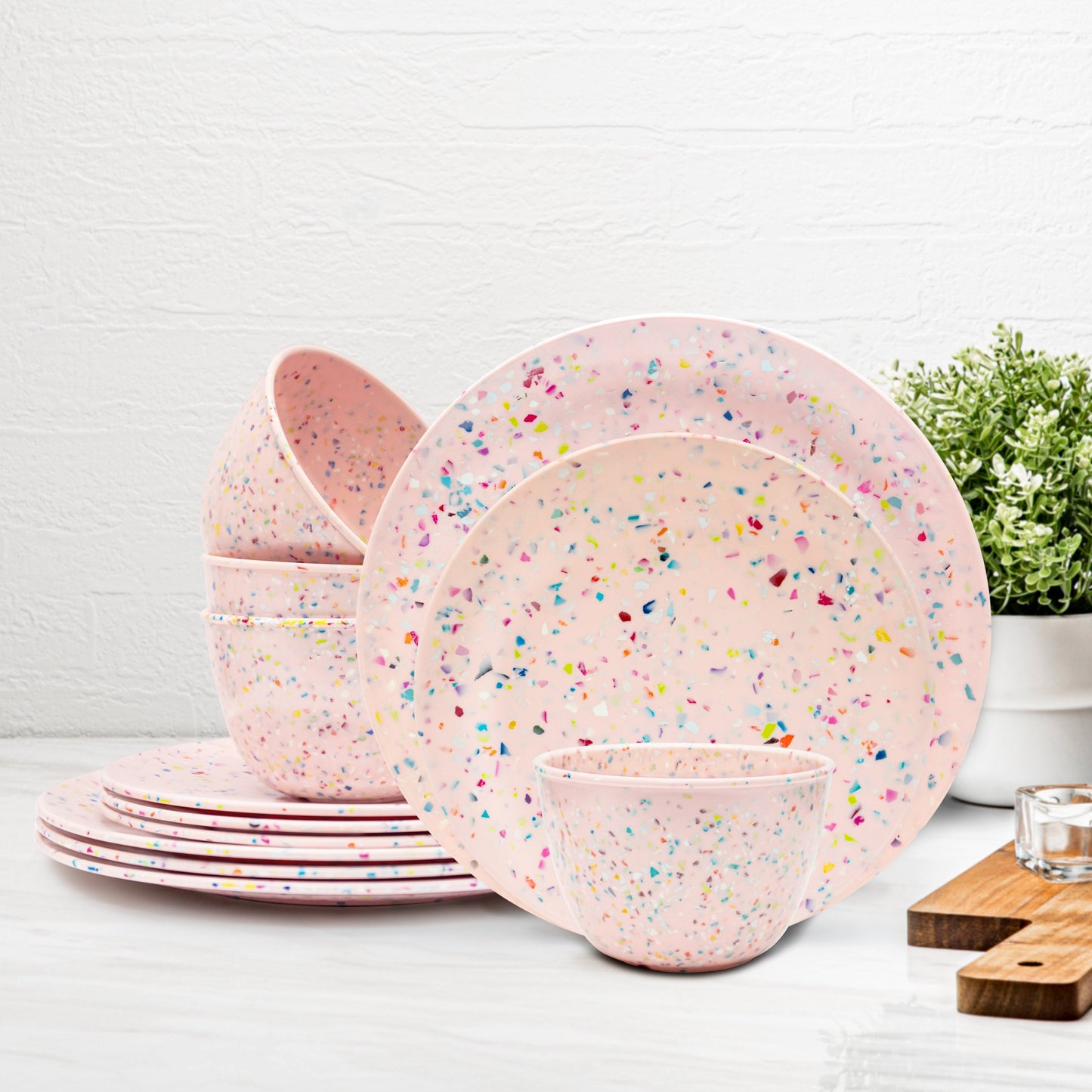 Confetti 12 Piece Dinnerware Set