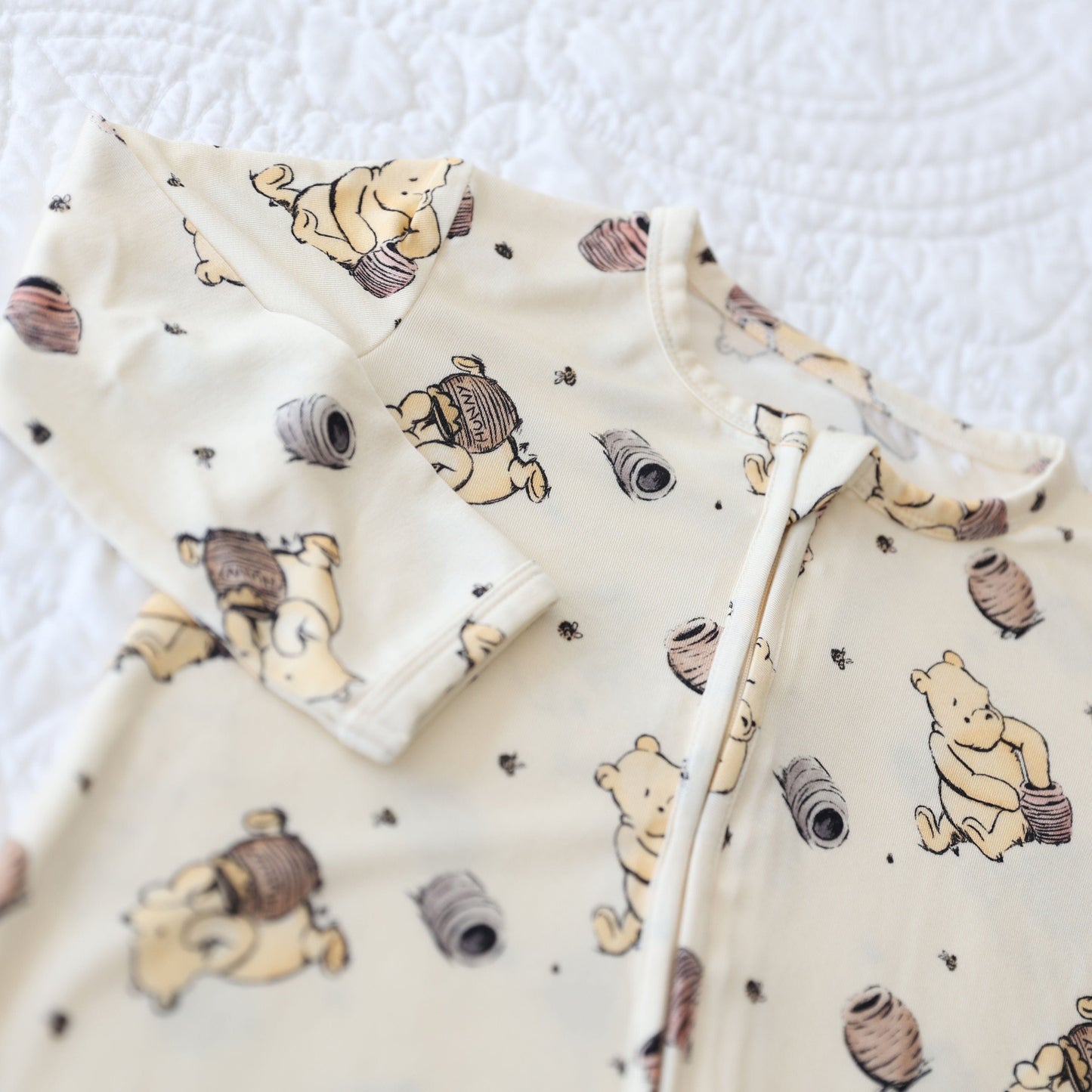 Classic Pooh - Connor Bamboo Zippy Baby Romper