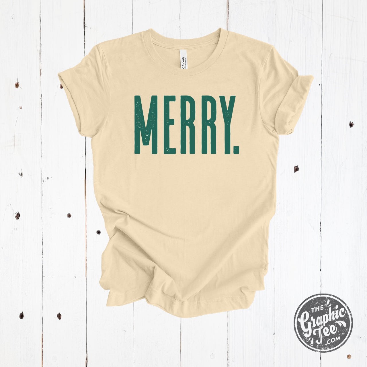 Merry. Soft Cream Unisex Short Sleeve Tee