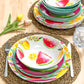 Summer Prints 12 Piece Dinnerware Set