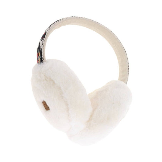 Aztec Band Earmuff EMS2301: Ivory