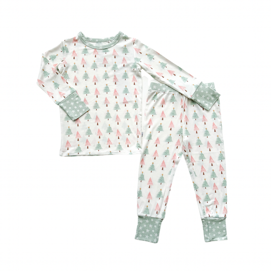 Sweet Christmas Trees - Two-Piece Pajama Set