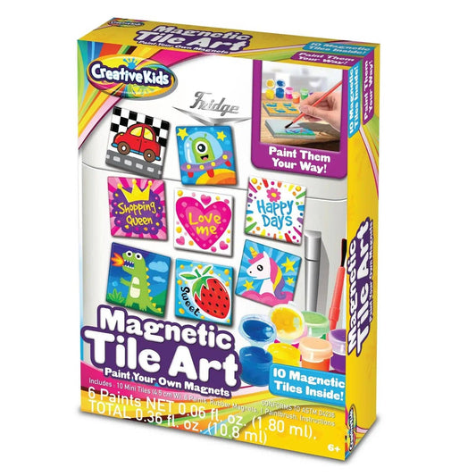 Magnetic Mini Tile Art - Make Your Own Paint Art Craft Set for Kids