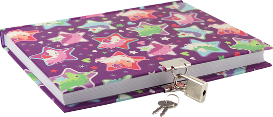 Sparkly Unicorns Locking Journal