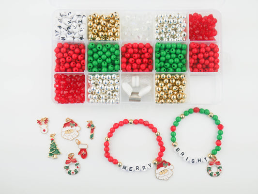 Christmas DIY Stretchy Bracelet Craft Kit